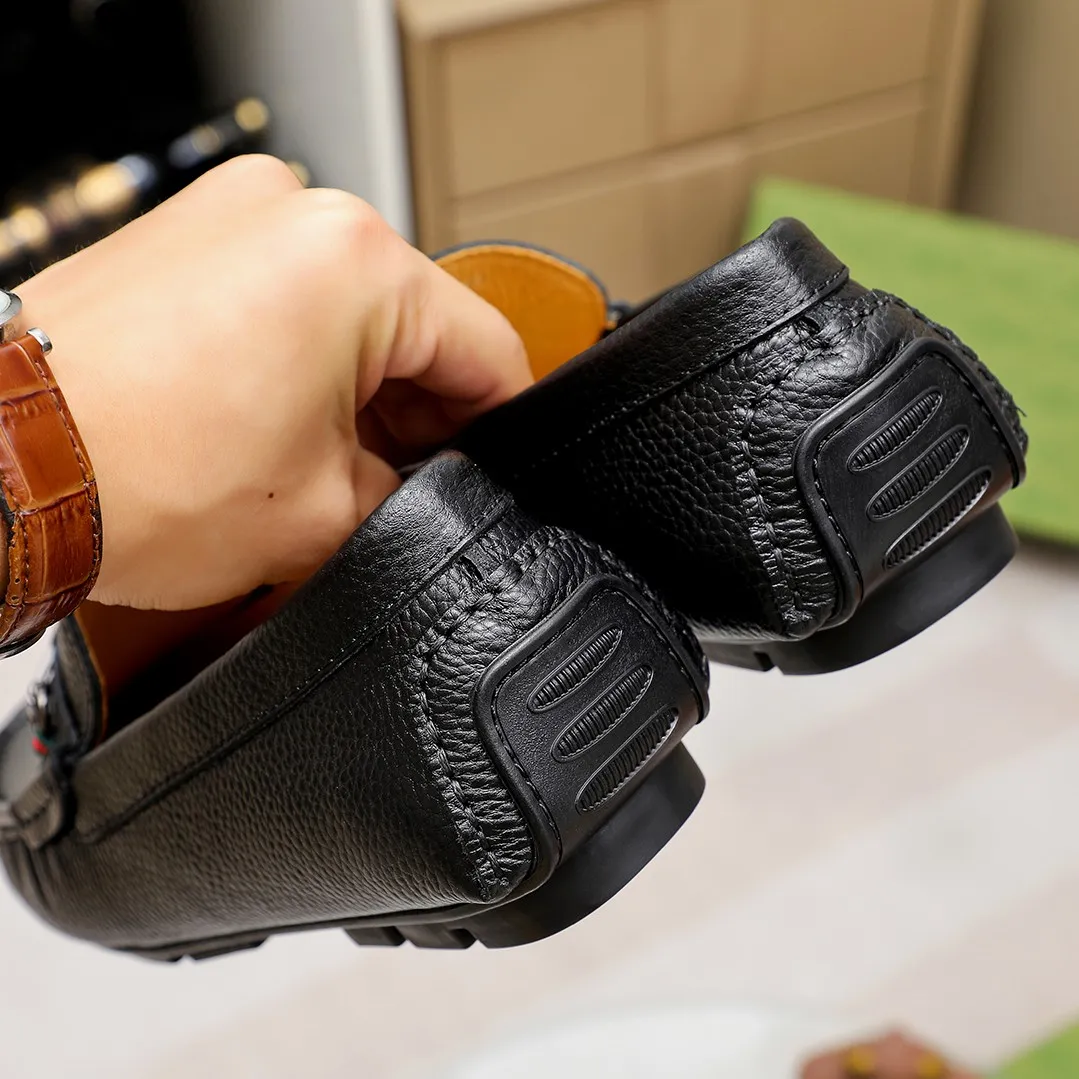 Men's shoes💰360💰🕷🕷️【 GUCCI 】Gucci's best-selling trendy men's casual slip-on shoes 🇨🇳Official website original 1:1 mold 💯Original quality, fine workmanship ☘Fashionable and versatile, perfect shape, comfortable on the feet 🍓Trendy men's recommended model, imported cowhide on the top layer 🎋High-quality pigskin lining, rubber wear-resistant and non-slip outsole, high-end atmosphere, worth owning 🍉Optional 38-44